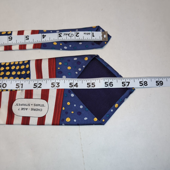 Lot of 5 Save The Children Novelty Silk Mens Necktie Patriotic Plane Dads World - Picture 14 of 16